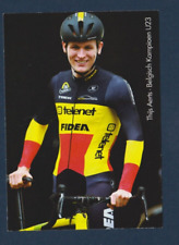 CYCLING cycling card THIJS AERTS Belgian Champion U23 team TELENET