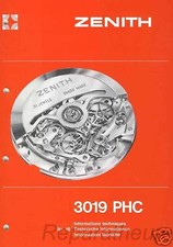 Calibre Zenith El Primero 3019 PHC Rolex Daytona 4030 Manuel Manual Watchmaker