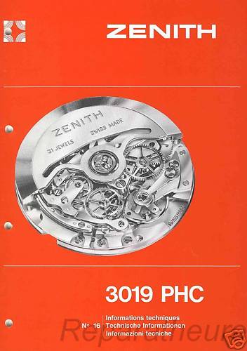 Calibre zenith primero - zenith, el