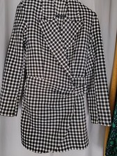 robe short blazer tweedée T34
