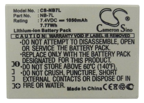 Batterie 1050mah type 7l - type, nb-7l