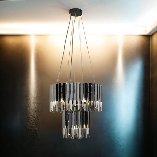 Lustre suspendu cristal - lustre,