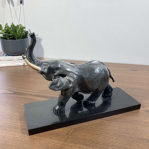 Sculpture art déco éléphant - déco,