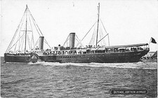 CPA BELGIQUE OSTENDE SORTIE DE LA MALLE