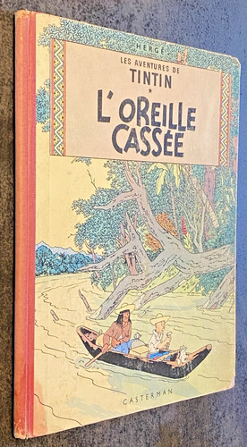 Tintin oreille cassée - tintin, l'oreille