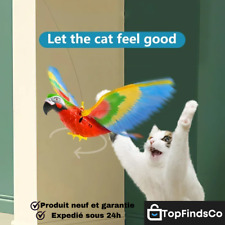Jouet interactif électrique pour chat - Oiseau volant simulé - Jeu amusant