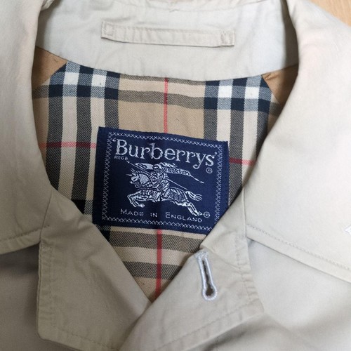 Trench burberry beige - trench, coton