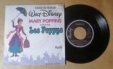 POPPYS : Theme Du Film De Walt Disney Mary Poppins 7"  45T BARCLAY 62.358 en VG+