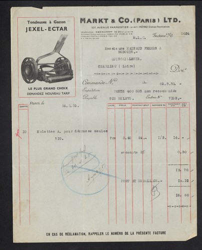 Paris lawn mower - (xi°),