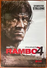 Affiche Thailandaise RAMBO 4 John Rambo SYLVESTER STALLONE 62x90cm