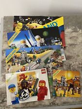 Gros Lot Vintage LEGO Catalogues Dépliants Legoland 1980 Espace Moyen Âge Trains