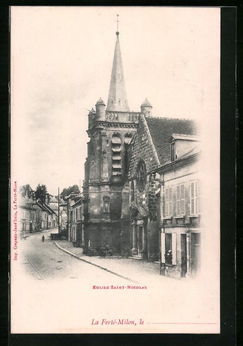 Cpa ferté milon - la, ferté-milon,
