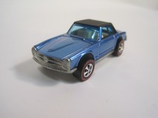 Vintage Hot Wheels MERCEDES 280 SL - Light Blue - Restored