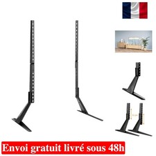 Pied TV Noir MyWall HP49L Réglable 23" à 75" 58,4 cm Ajustable sans Perçage