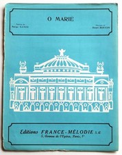 Partition vintage sheet music