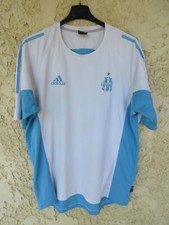 Maillot OLYMPIQUE de MARSEILLE OM training ADIDAS vintage trikot shirt maglia L