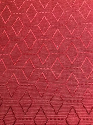 Tissu ameublement rouge brique