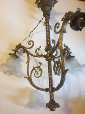 Lustre ancien tulipier en