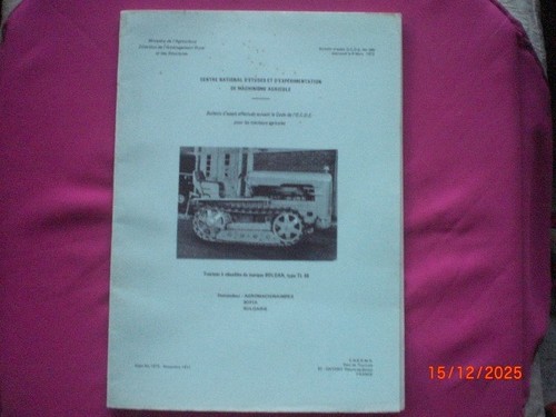 Ancien bulletin d essais - , d'essais