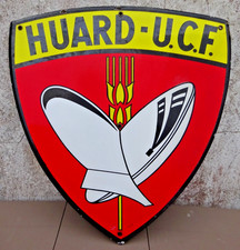 Plaque émaillée ancienne Agricole HUARD - U.C.F. EAS TBE