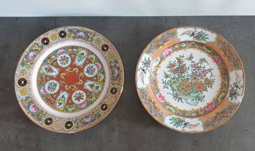 Lot assiettes en - 2,
