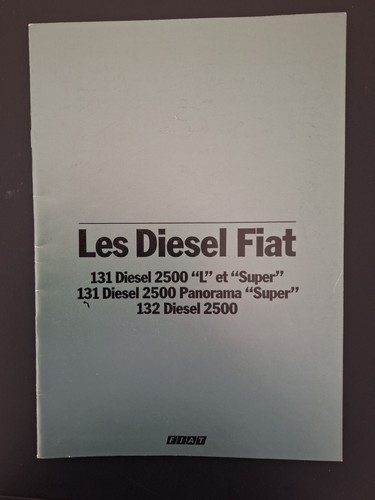 Fiat 131 132 - fiat, diesel