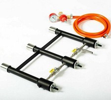 3 DFP connectés Brûleur au Gaz Propane Forge Four de Fusion Fournaise Forgeron