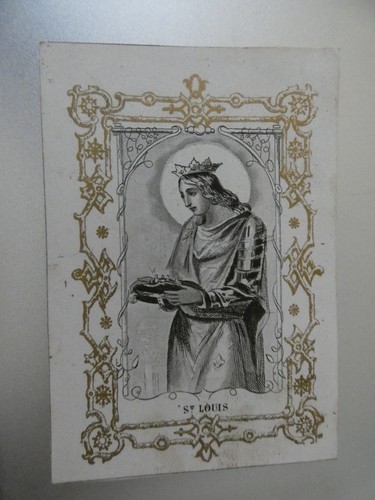 Image pieuse saint - , louis