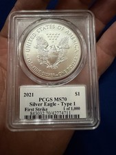 2021  MS70 American Silver