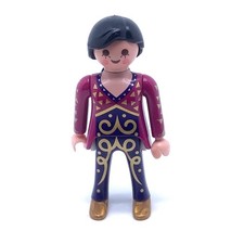 Playmobil * circus * woman black mat acrobat suit purple gold 4234