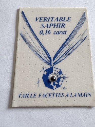 Véritable saphir ct sur - saphir, 0,16