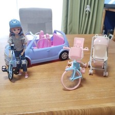 Ensemble poussette de voiture