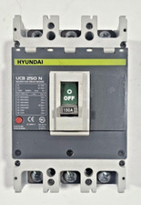 HYUNDAI UCB 250 N MOLDED CASE CIRCUIT BREAKER 150A 660V 35KA 3 POIL