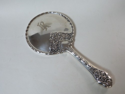 Grand miroir main argent - grand,