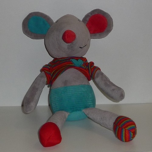 Doudou souris oxybul - souris,