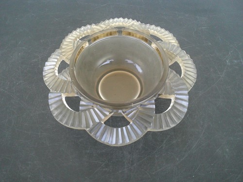 Coupe art deco - verre, presse
