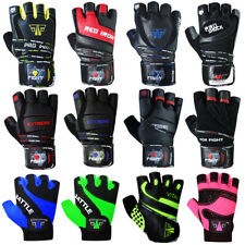 FOX-FIGHT Fitness Haltérophilie Entrainement Gants Kraftsporthandschuhe Cuir