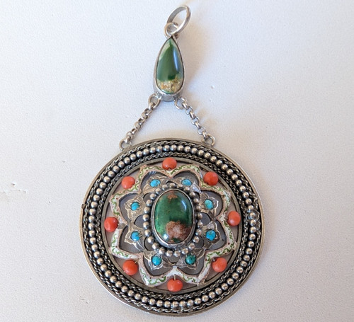 Ancien grand pendentif - ancien,