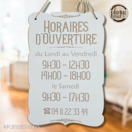 Horaires ouverture plaque - horaires,