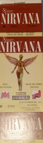 Nirvana ticket billet - nirvana,