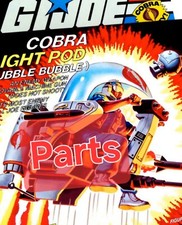Revise 08/16/2025 ARAH GI Joe 1985 Cobra Flight Pod Parts - You Choose - Bubble