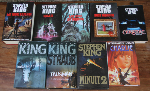 Stephen king lot 9 livres - king,