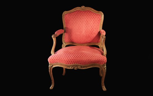 Fauteuil reine louis xv - louis,