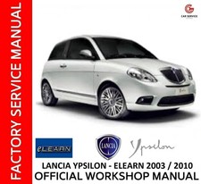 LANCIA YPSILON 2003/2010 ELEARN WORKSHOP MANUAL REPAIR SERVICE - WIRING DIAGRAMS