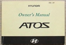 HYUNDAI ATOS Car Owner’s Manual Handbook 2003 #OM-MX-MEG Operation Maintenance