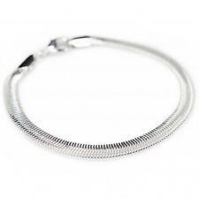 Bracelet Gourmette en argent style snake pour homme comme pour femme