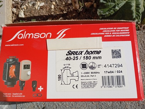 Circulateur salmson pour - circulateur,