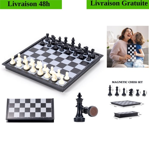 Jeu échecs magnétique - d'échecs,