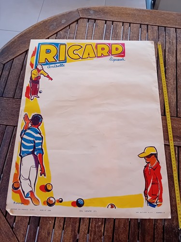 Ancienne affiche ricard - ancienne,