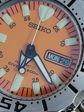 Watch  SEIKO Monster 7S26-0350/SKX 781 Orange. Montre Diver Automatic/Diver 200m